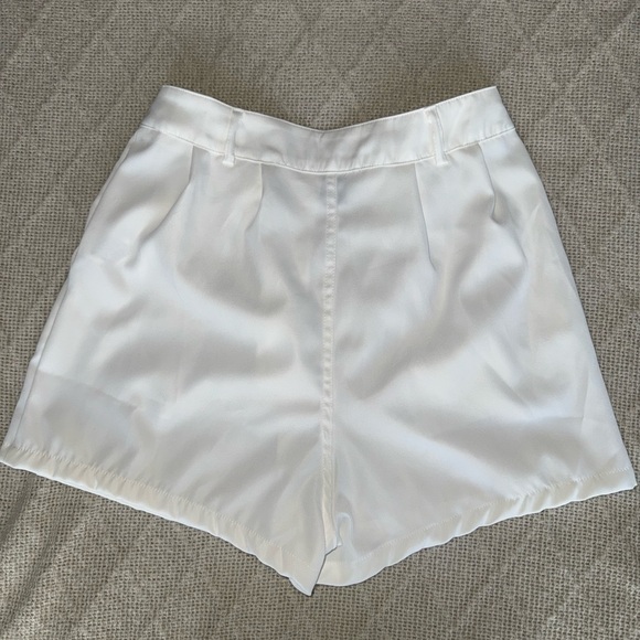 Women's White Shorts - Picture 3 of 5